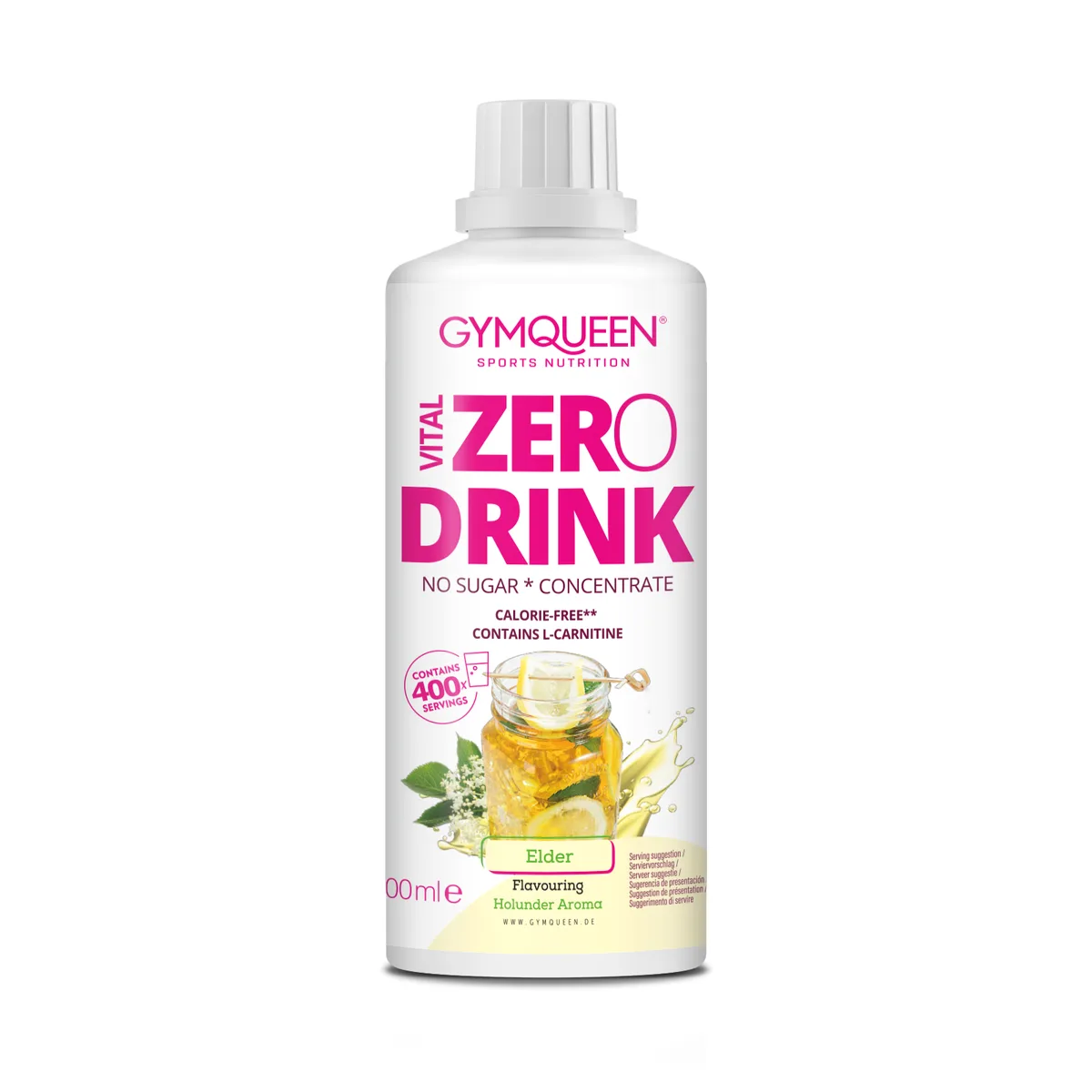 Zero Drink (1000ml) Zitronen-Eistee – Bild 5