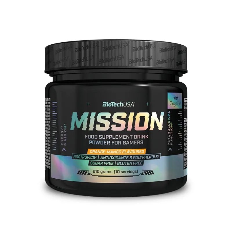 BioTechUSA Mission Pre-Workout, 210g Orange Mango – Bild 3