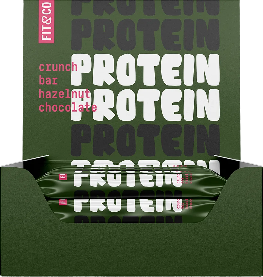 Fit & Co Protein Bar Caramel Chocolate / 10x55g