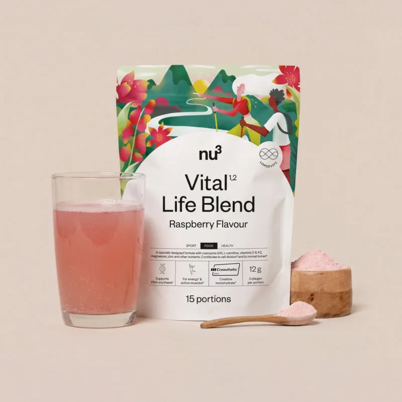 nu3 Vital¹ʼ² Life Blend Raspberry Flavour – Bild 3