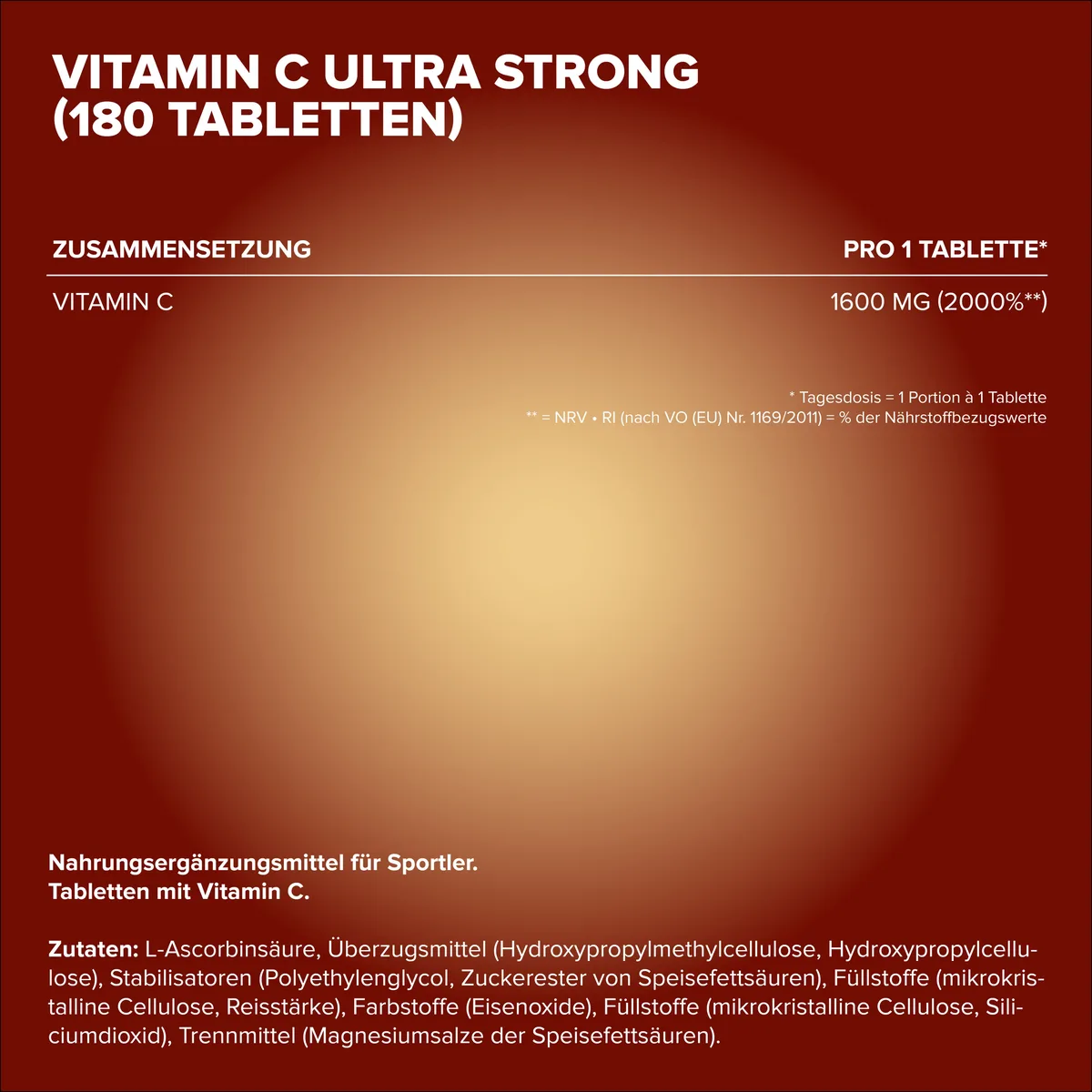 Vitamin C Ultra Strong - 180 Tabletten – Bild 4