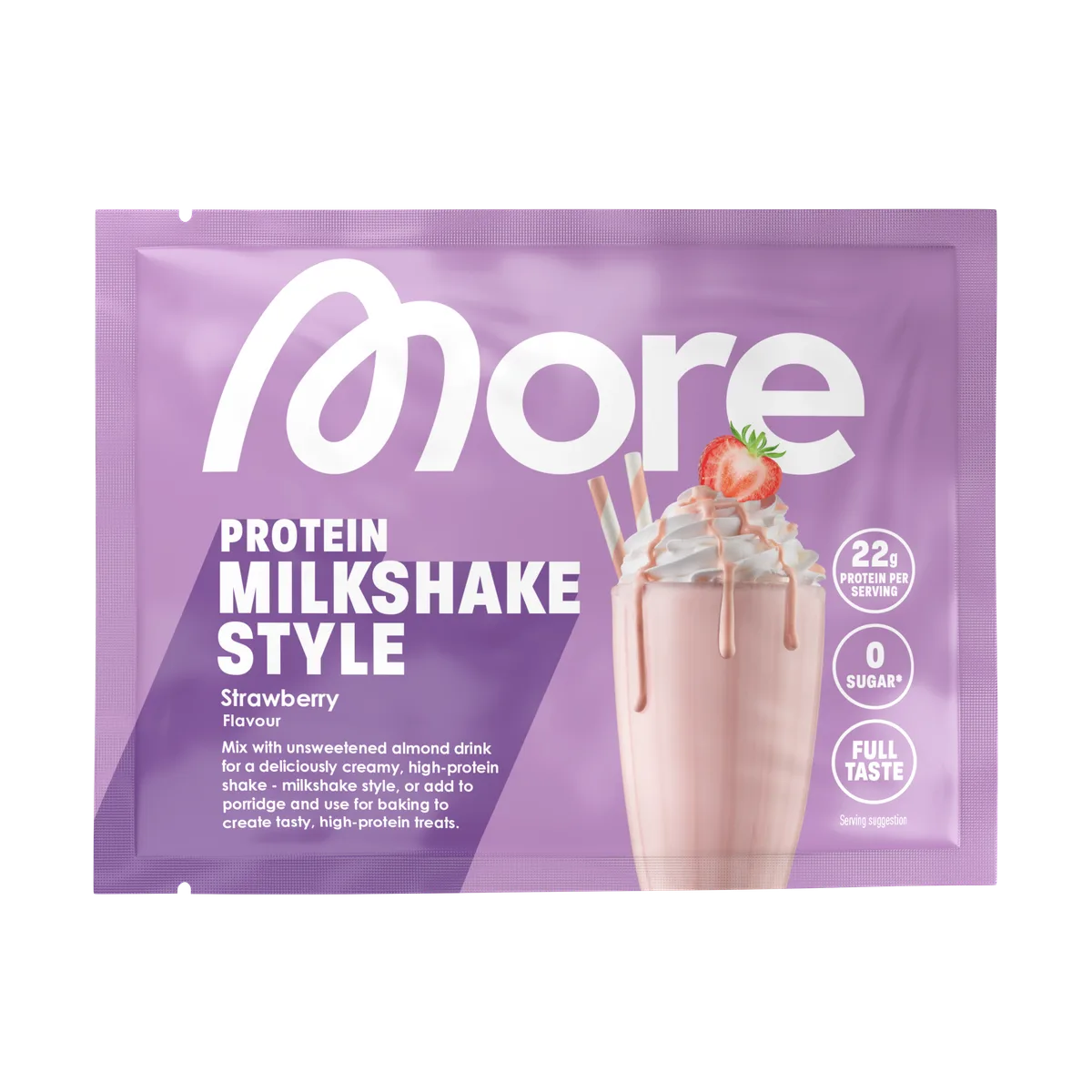 More Protein Milkshake Style Strawberry / 600g – Bild 6