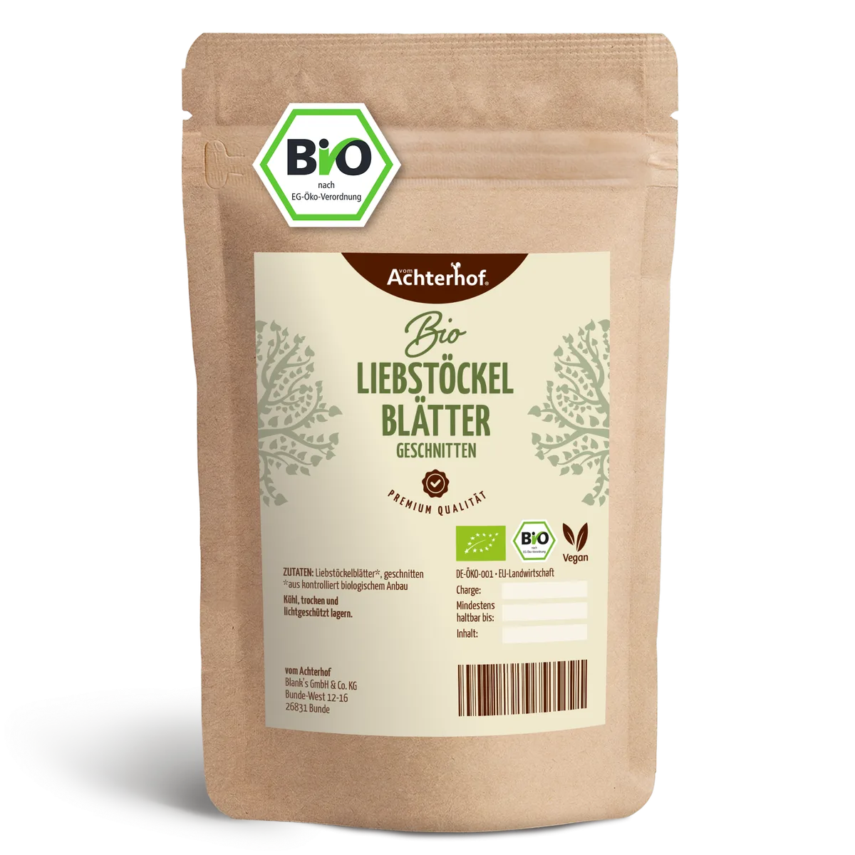 Liebstöckelblätter geschnitten Bio (100g)