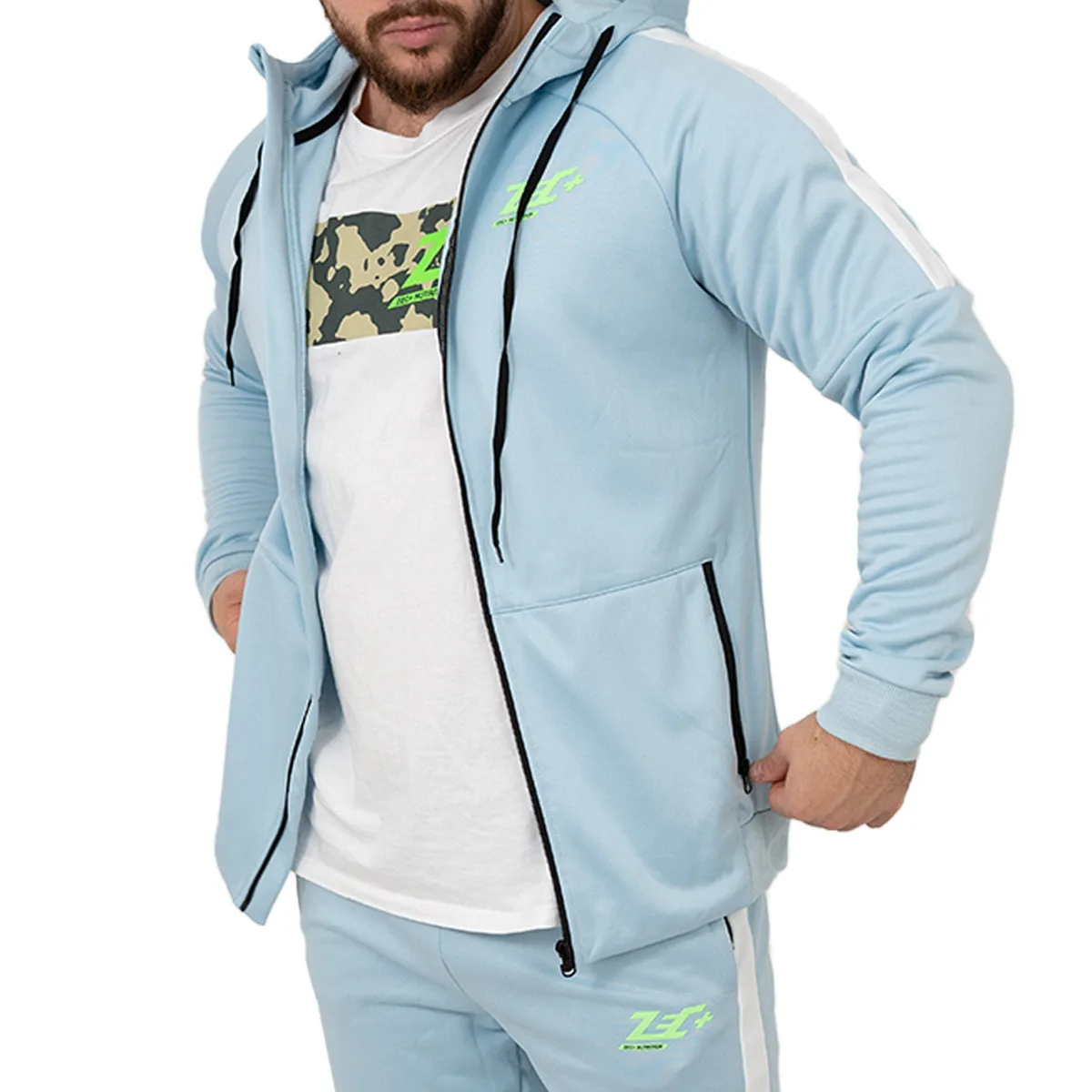 ZEC+ PASSION TRACKSUIT JACKE 2XL / Grau – Bild 3