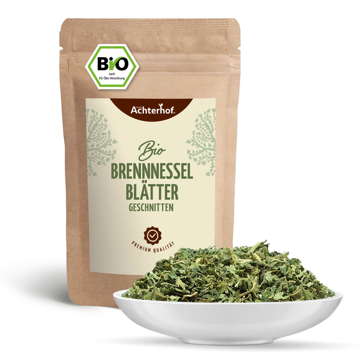 Brennnesselblätter geschnitten Bio (1000g) – Bild 3