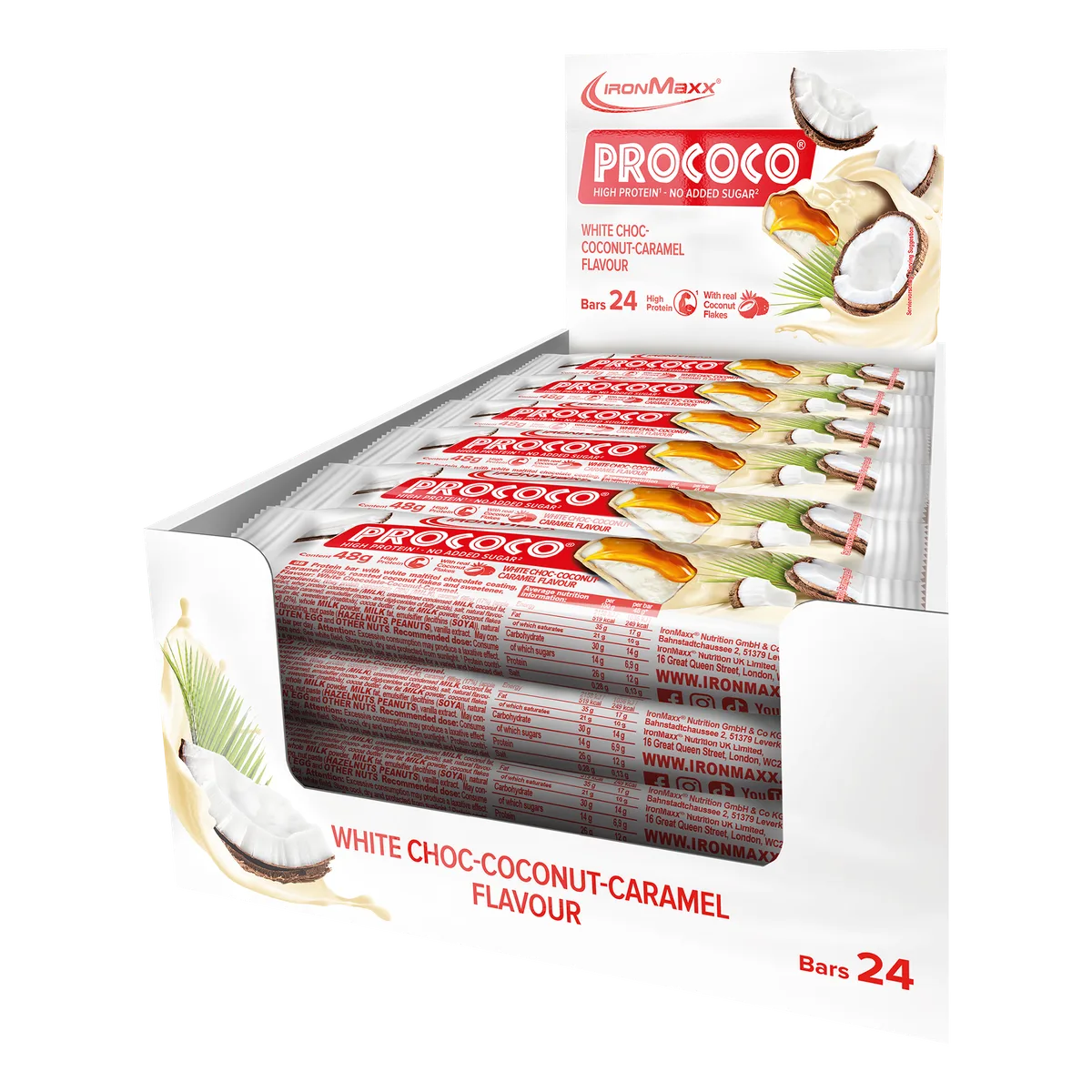 Prococo® (24x48g) - White Choc Coconut Caramel