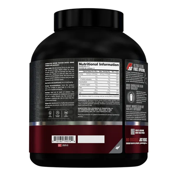 ProSupps Beef Protein Isolate 1814 g – Bild 2