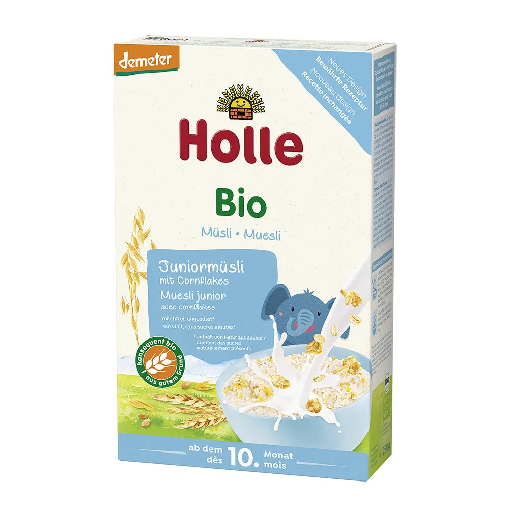 Bio-Juniormüsli ab dem 10. Monat (250g) Mehrkorn mit Cornflakes