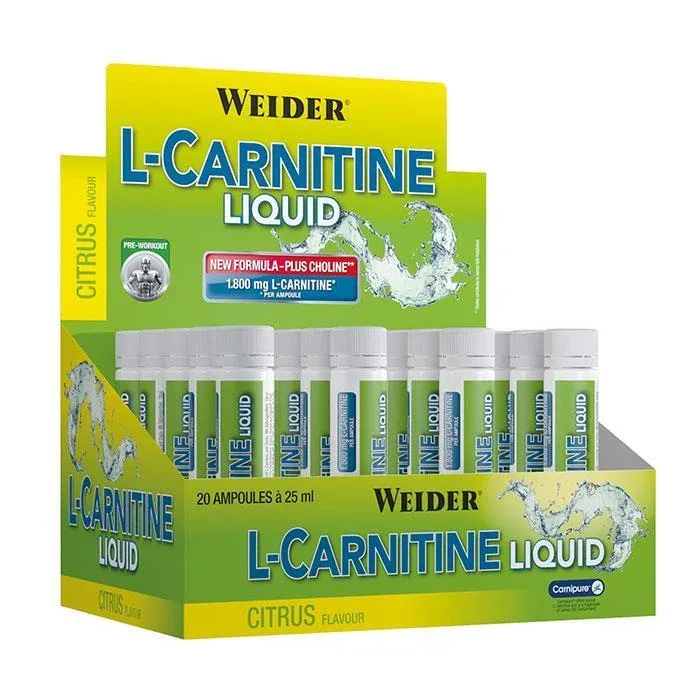 L-Carnitine Liquid 1.800 mg (20x25ml) Citrus