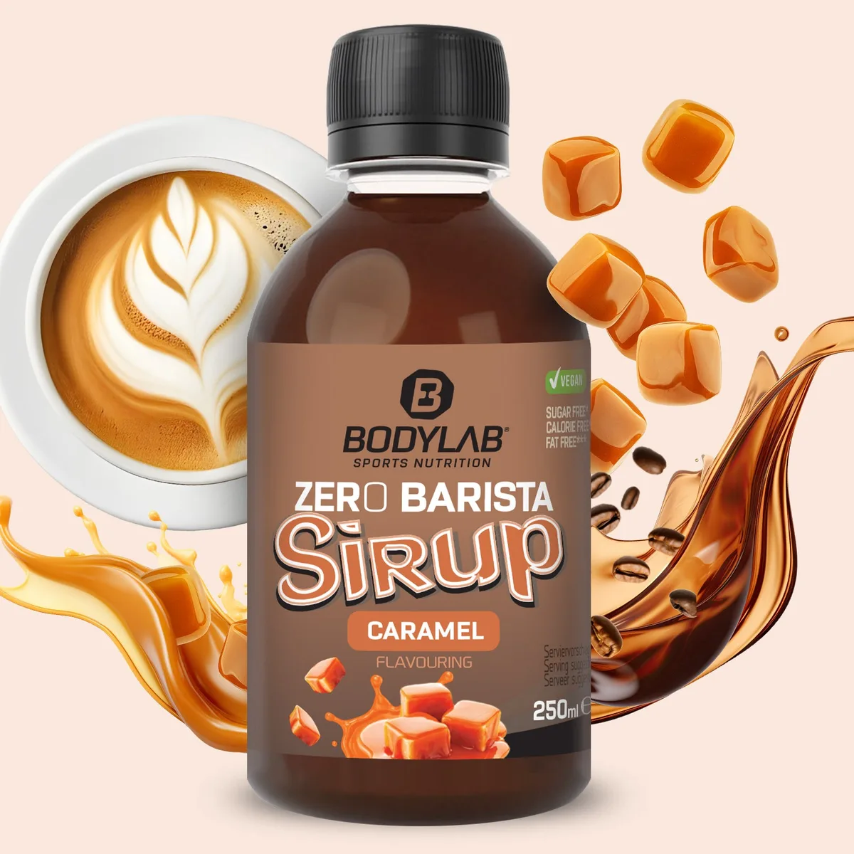 Zero Barista Sirup (250ml) Pistazie – Bild 6
