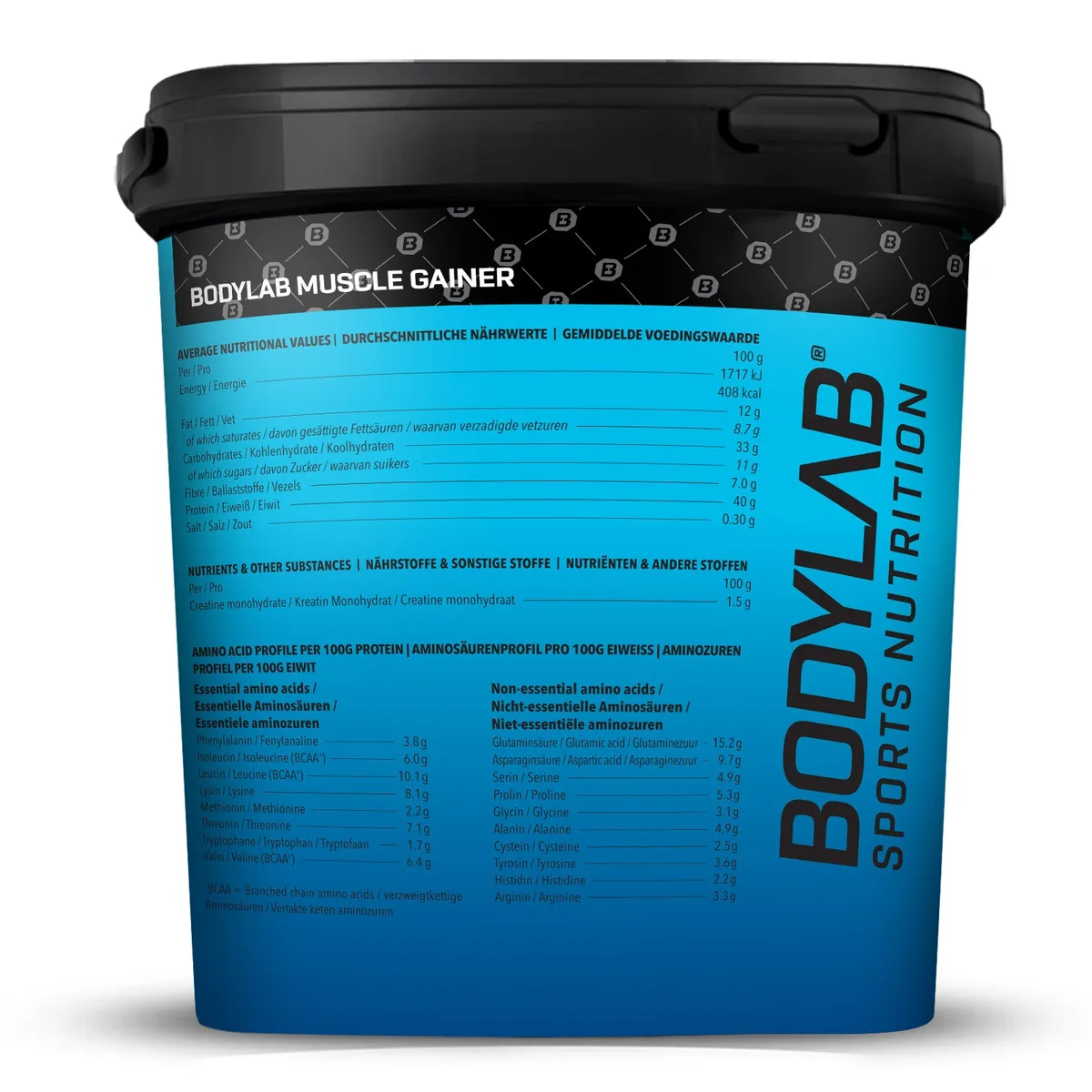 Pure Muscle Gainer (2000g) Vanille-Zimt – Bild 6