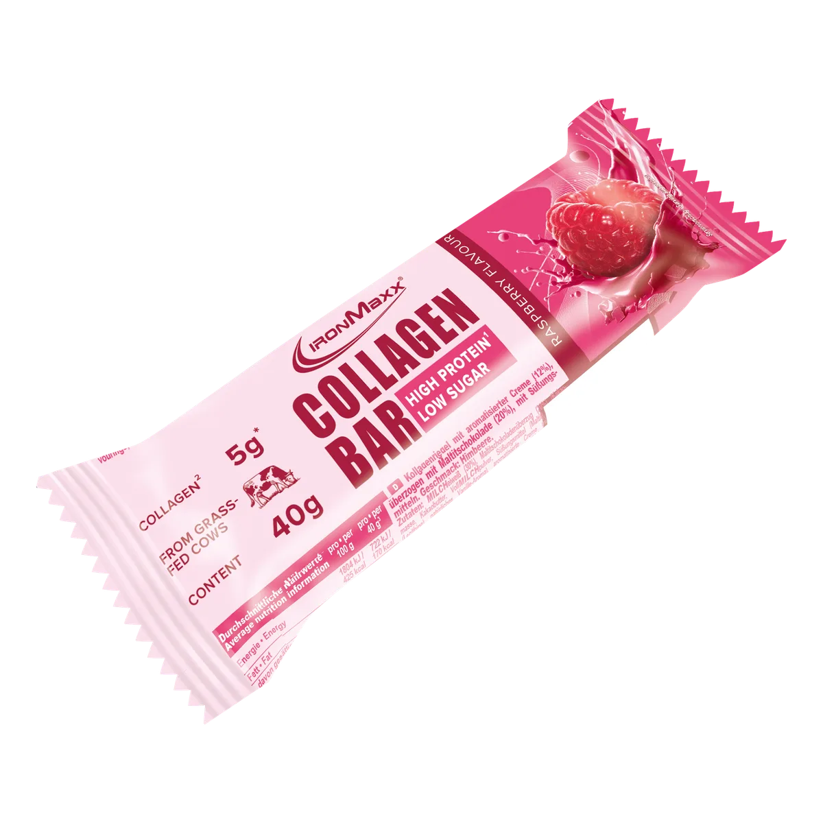 Collagen Bar (40g) - Raspberry