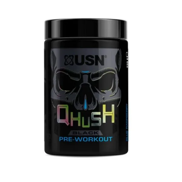 USN Qhush Black Pre Workout, 220g