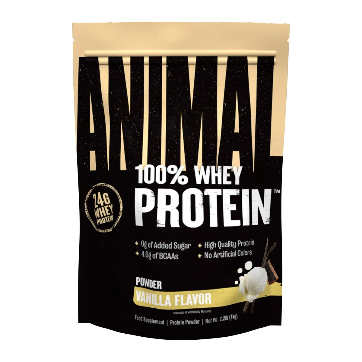 Animal 100% Whey (1000g) Vanilla – Bild 2