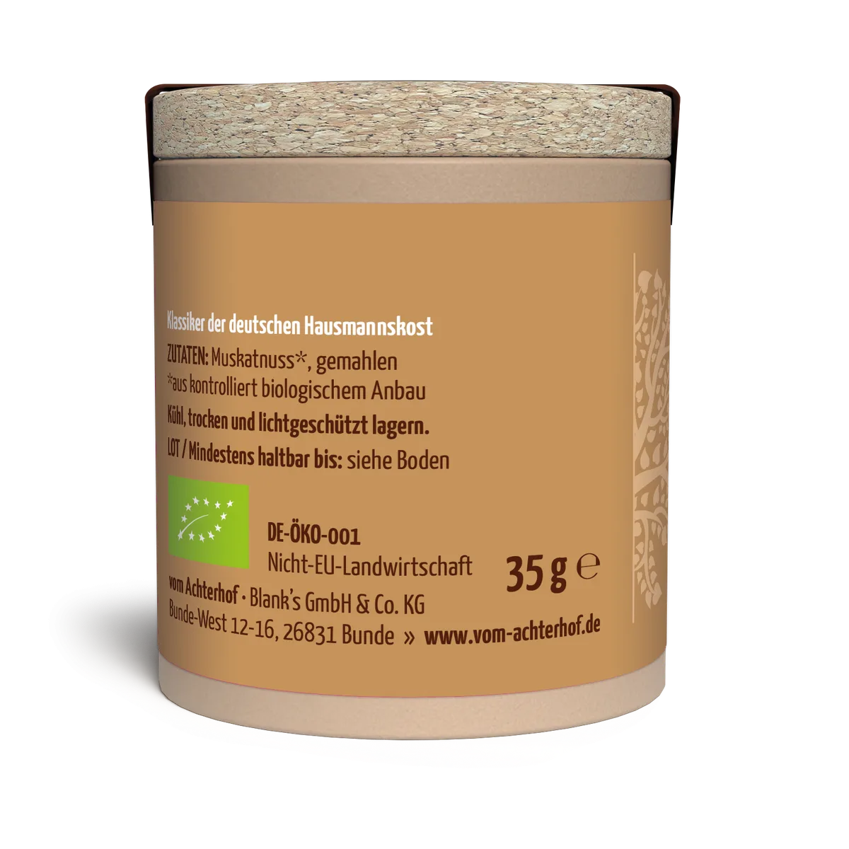 Muskatnuss gemahlen Bio (35g) – Bild 2