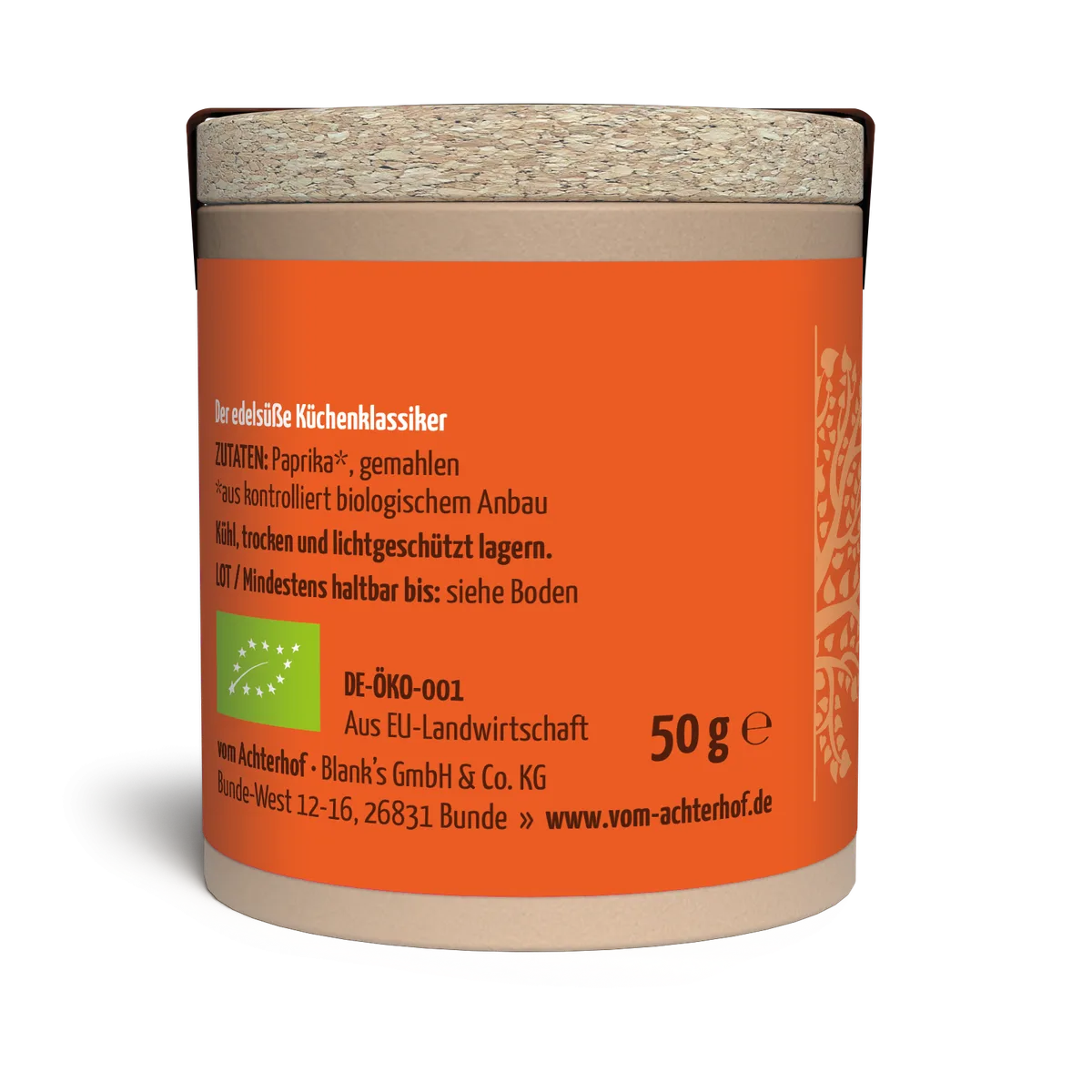 Paprika Edelsüss gemahlen Bio (50g) – Bild 2