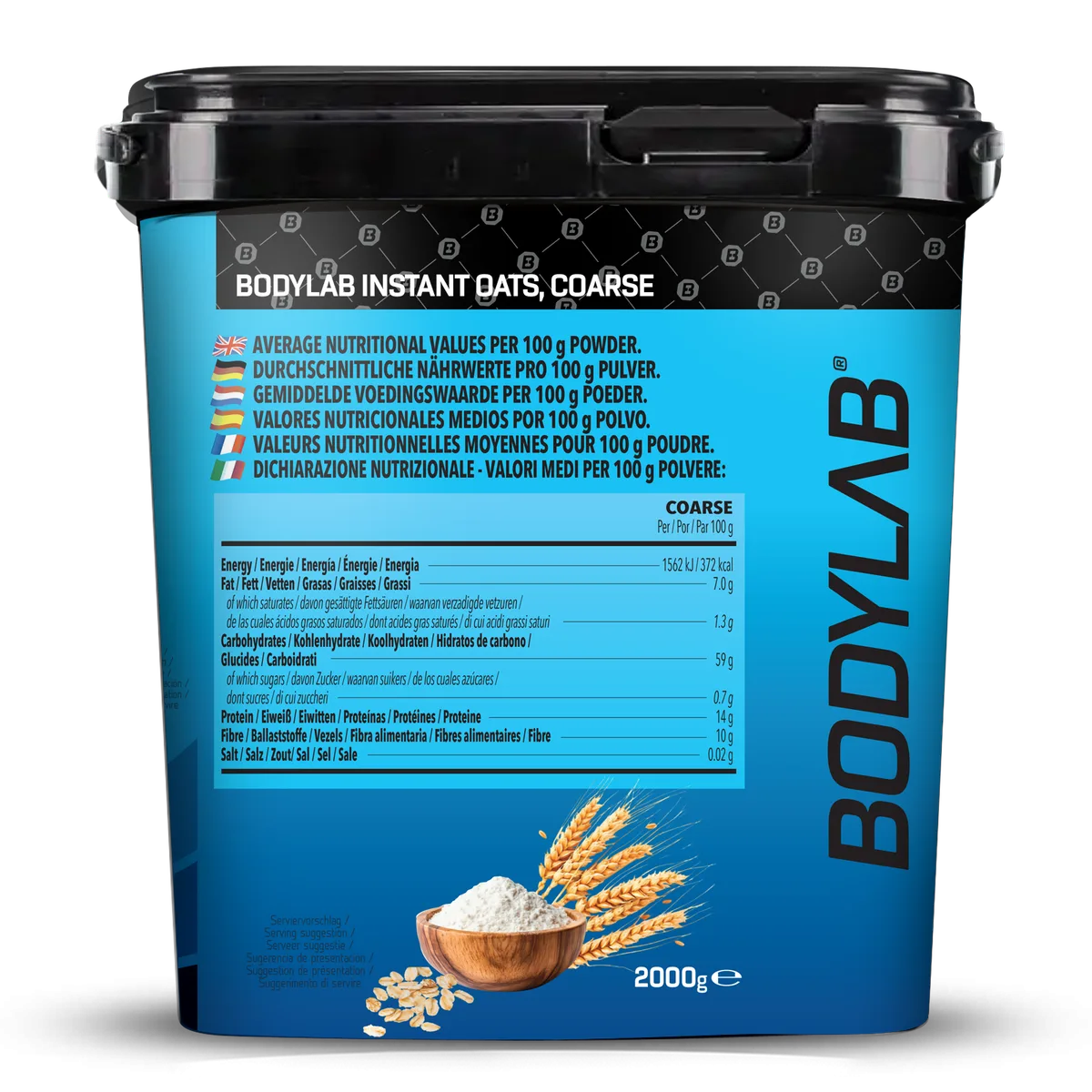 Instant Oats coarse (2000g) – Bild 3