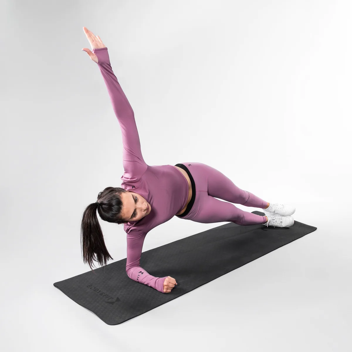 Yoga Mat Zwart – Bild 5