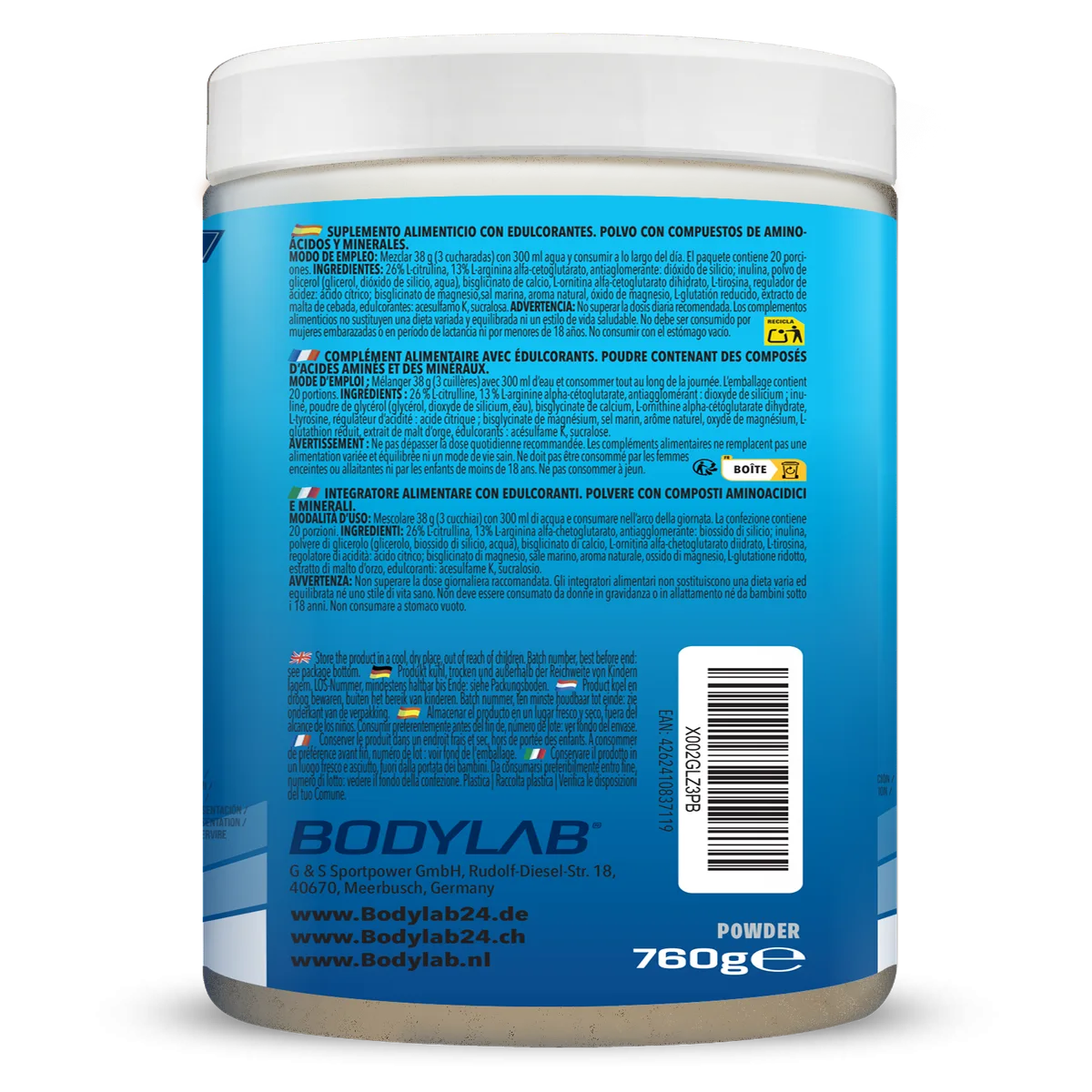 Pre Workout Alpha Mode Cola (608g) – Bild 3