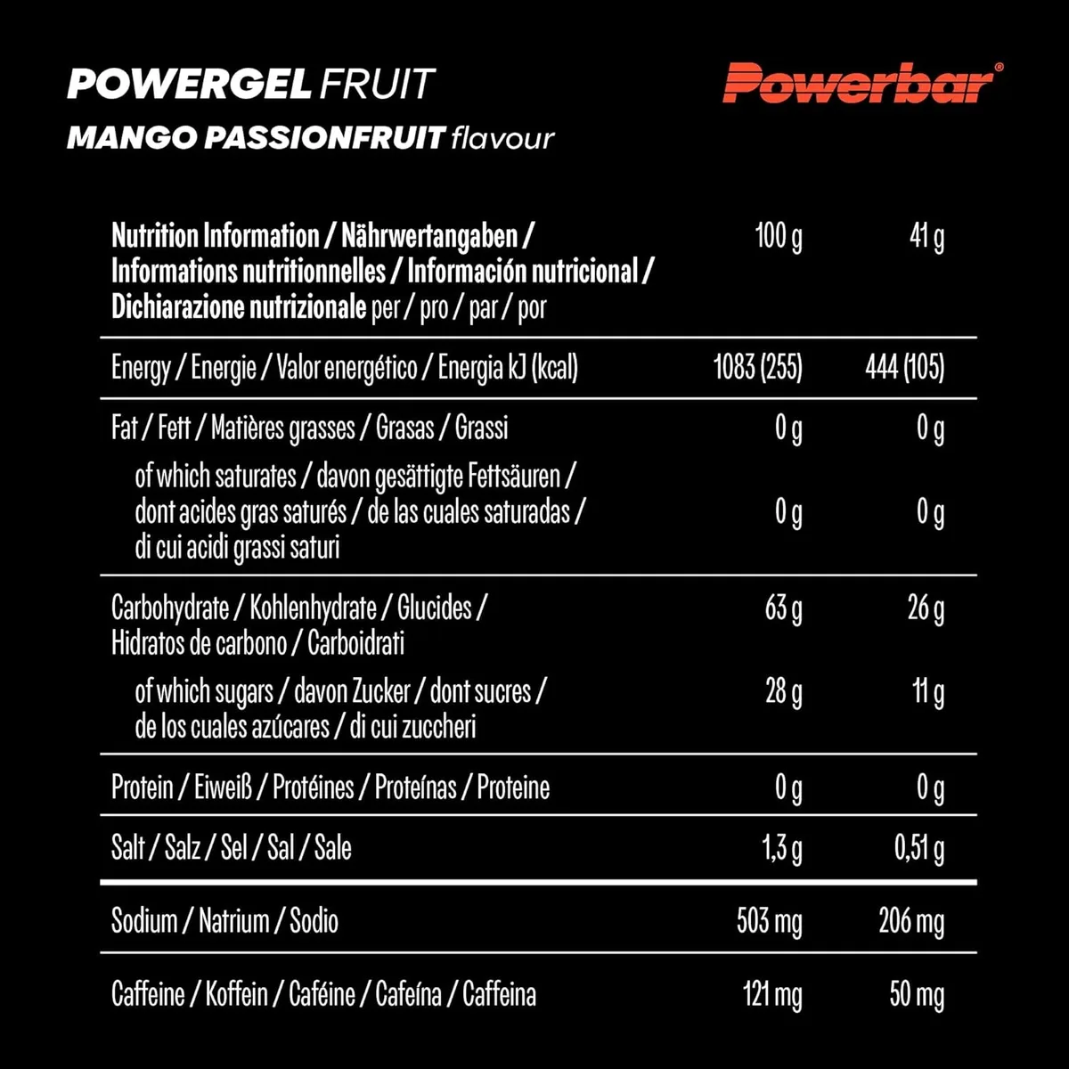 PowerGel Original (24x41g) Espresso mit Koffein – Bild 6
