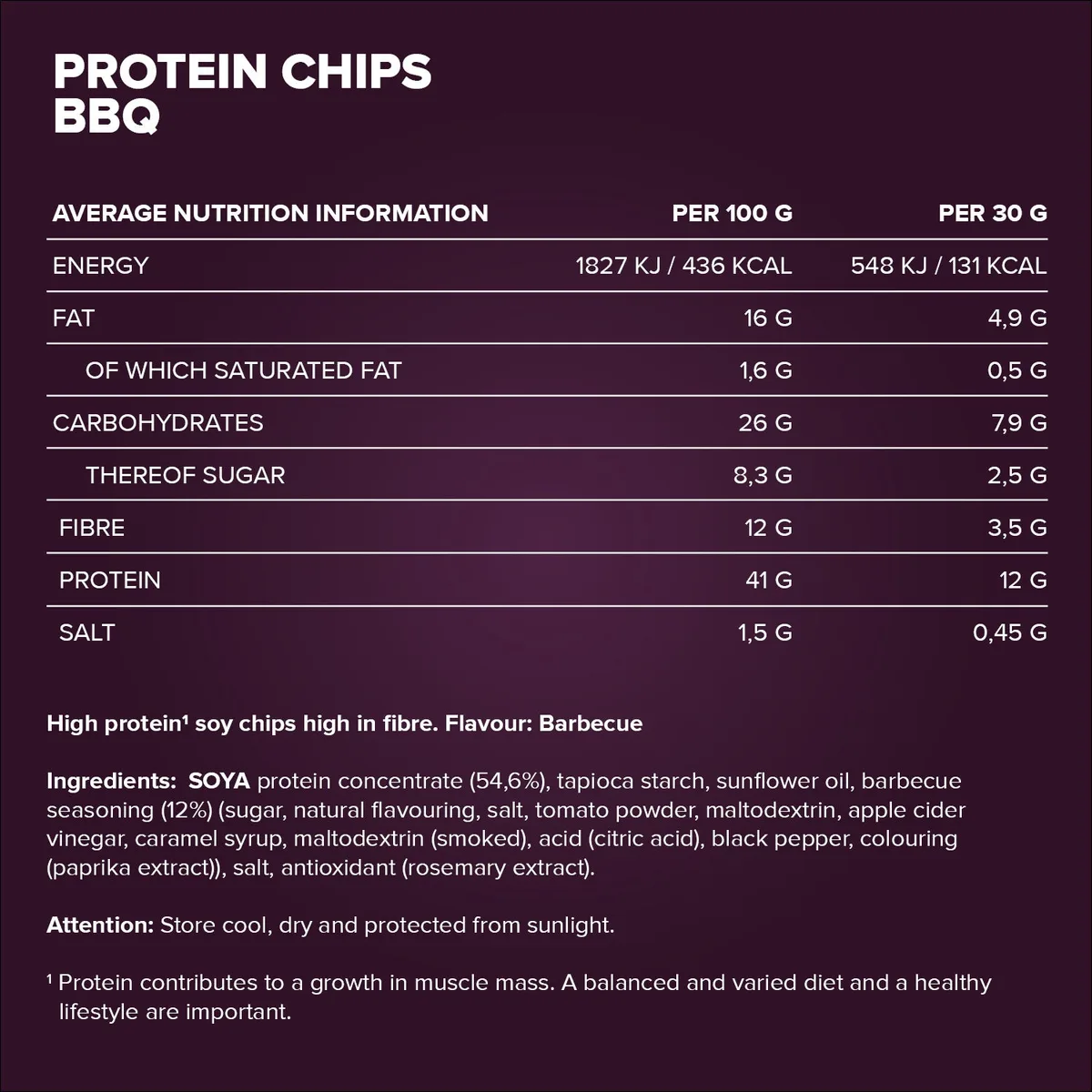 Protein Chips 3.0 (60g) - Barbecue – Bild 4