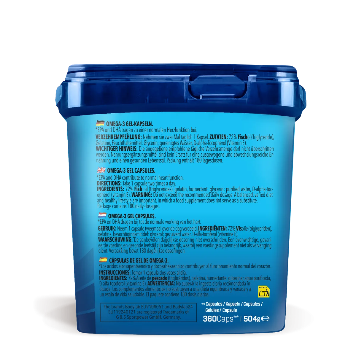 BIG PACK Omega-3 (360 Kapseln) – Bild 3