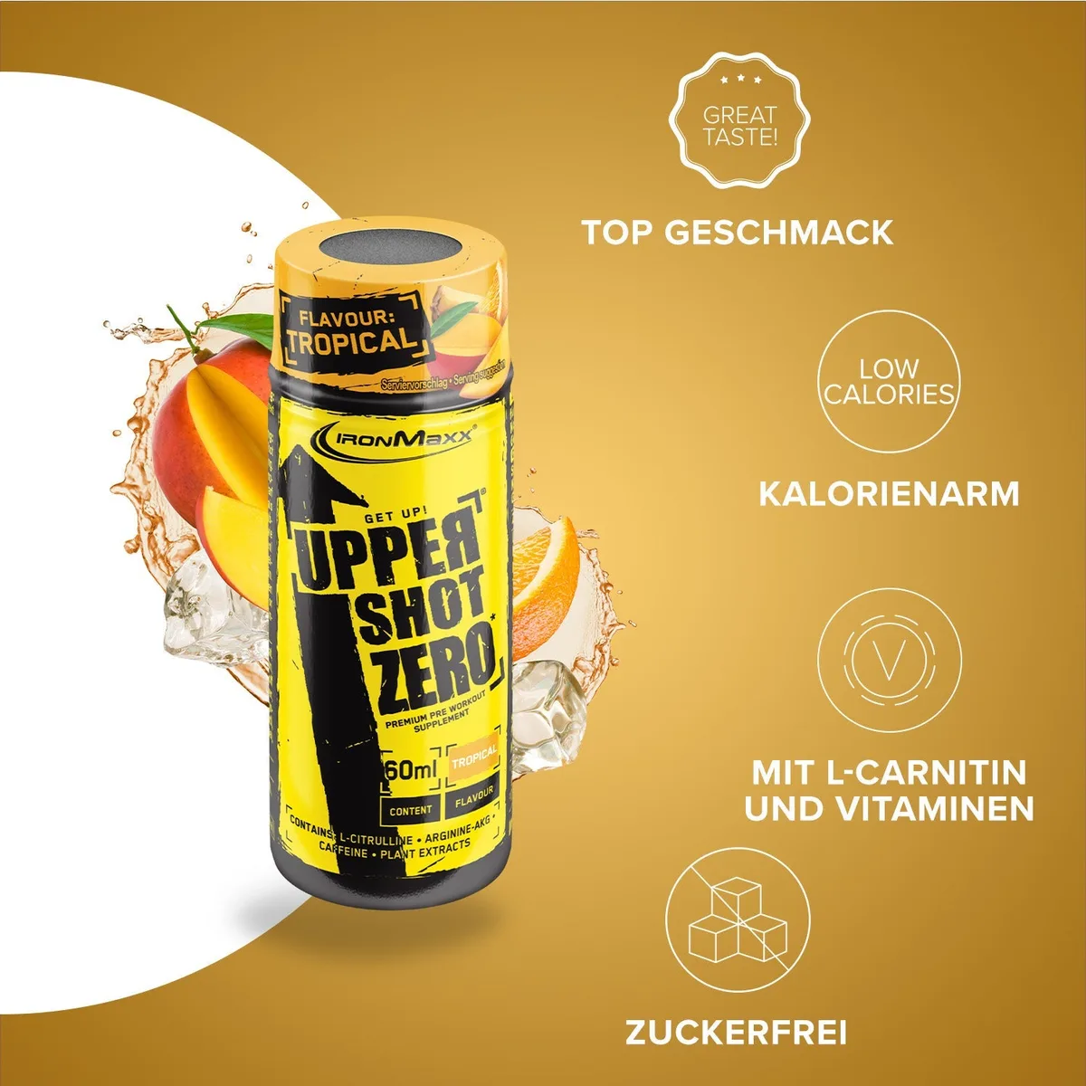 Upper Shot ZERO (12x60ml) - Tropical – Bild 4
