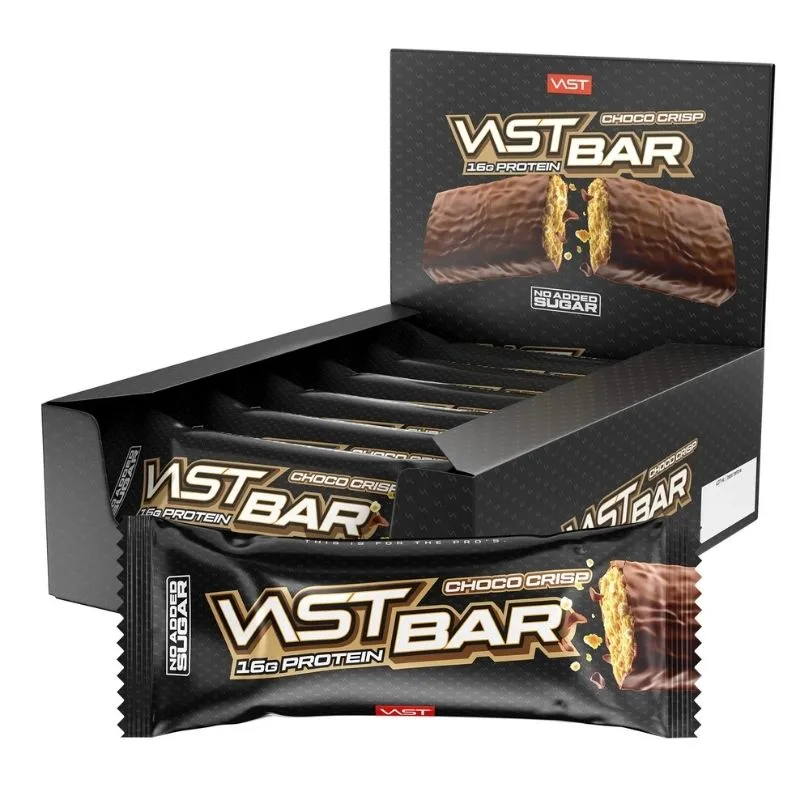 VAST Sports Crisp Bar Proteinriegel 1 x 45g / Choco Crisp