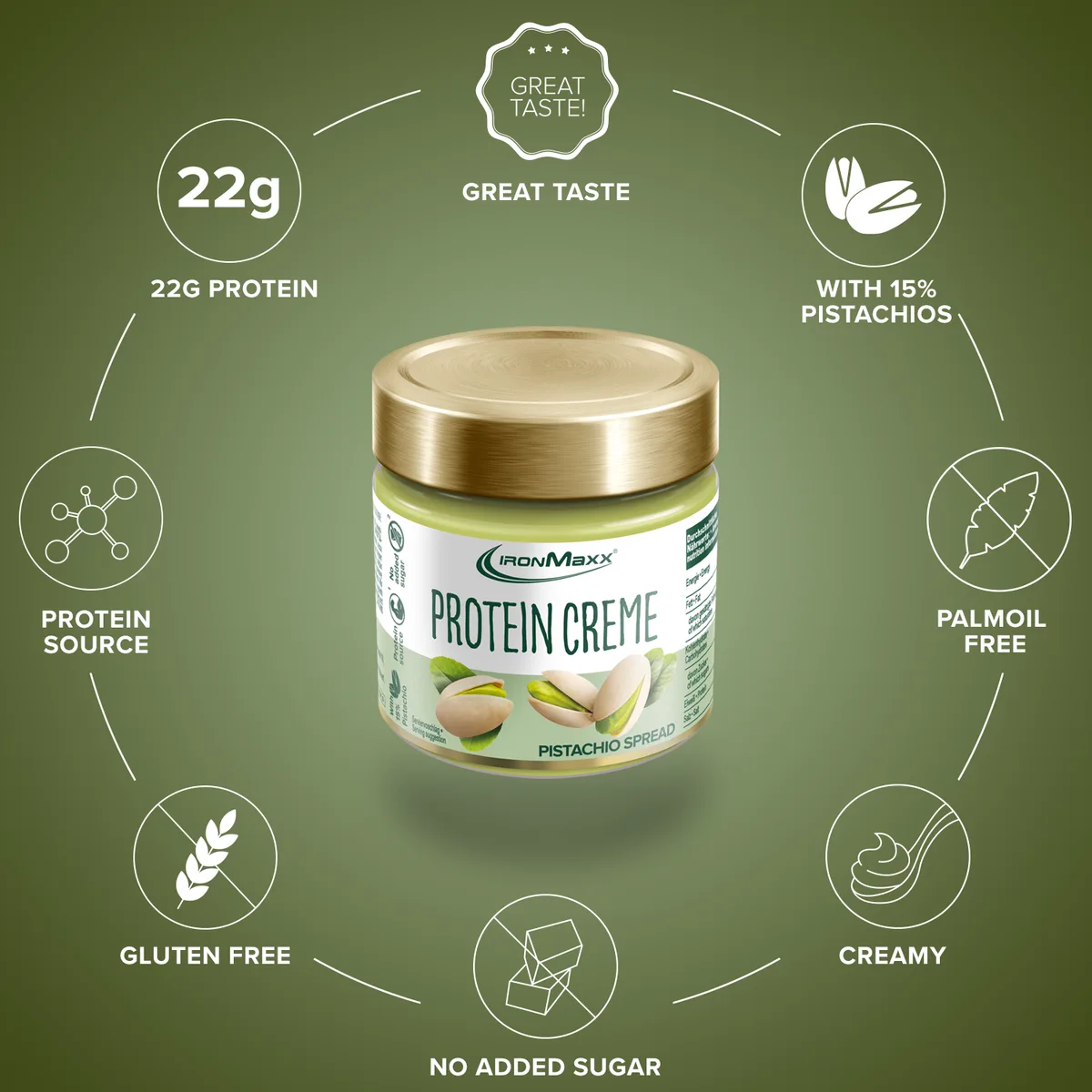 Protein Creme (200g) - Pistachio – Bild 4