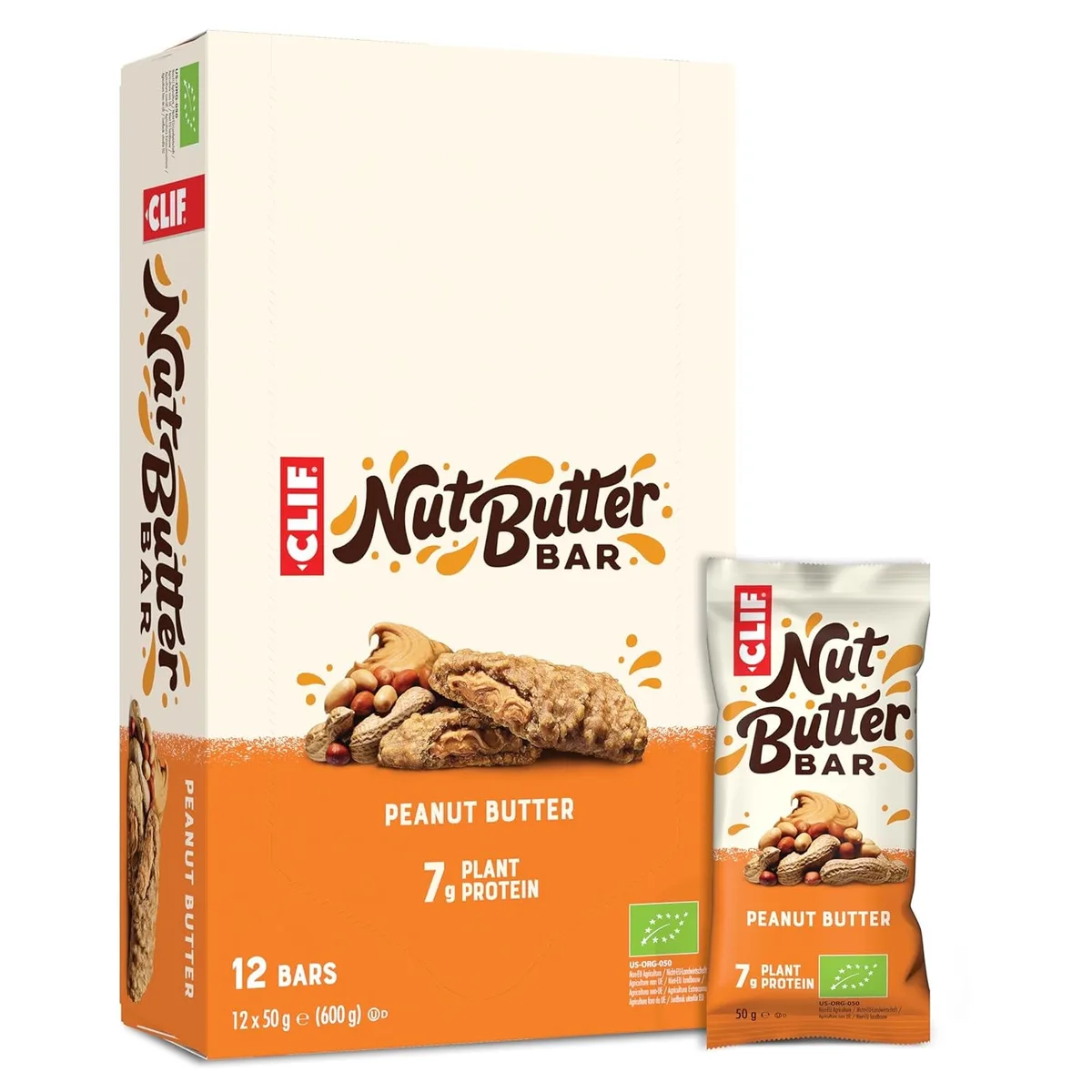 Nut Butter Filled Bar bio (12x50g) Peanut Butter – Bild 8