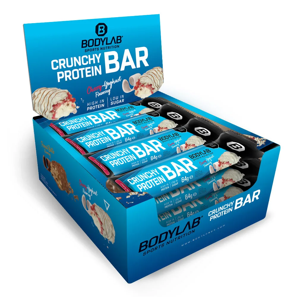 Crunchy Protein Bar (12x64g) Cherry-Yoghurt – Bild 8