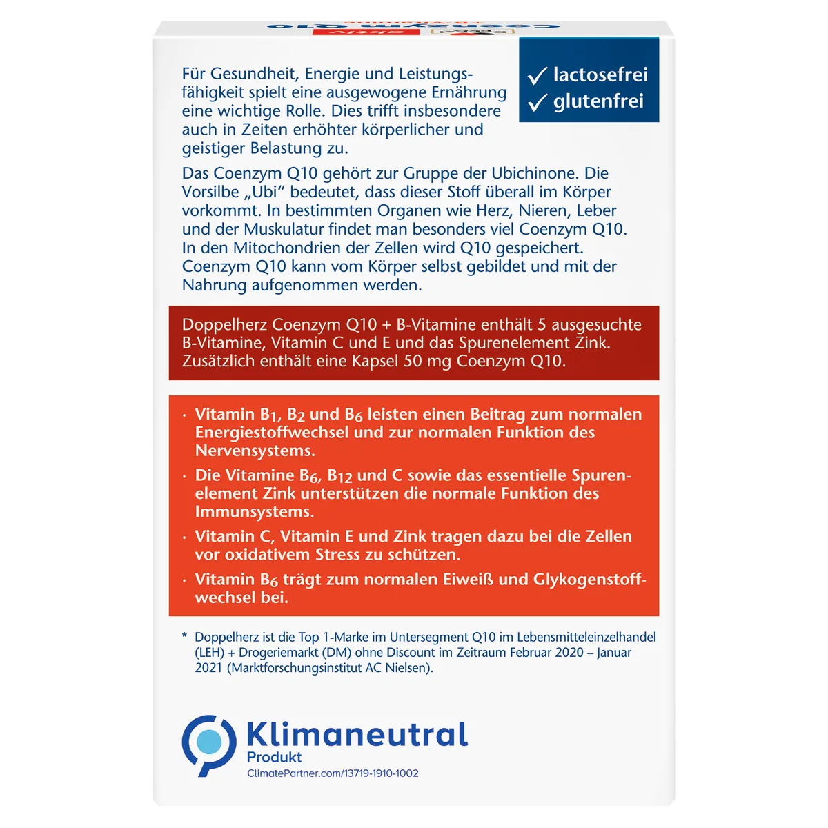 Coenzym Q10 + B-Vitamine (30 Kapseln) – Bild 4