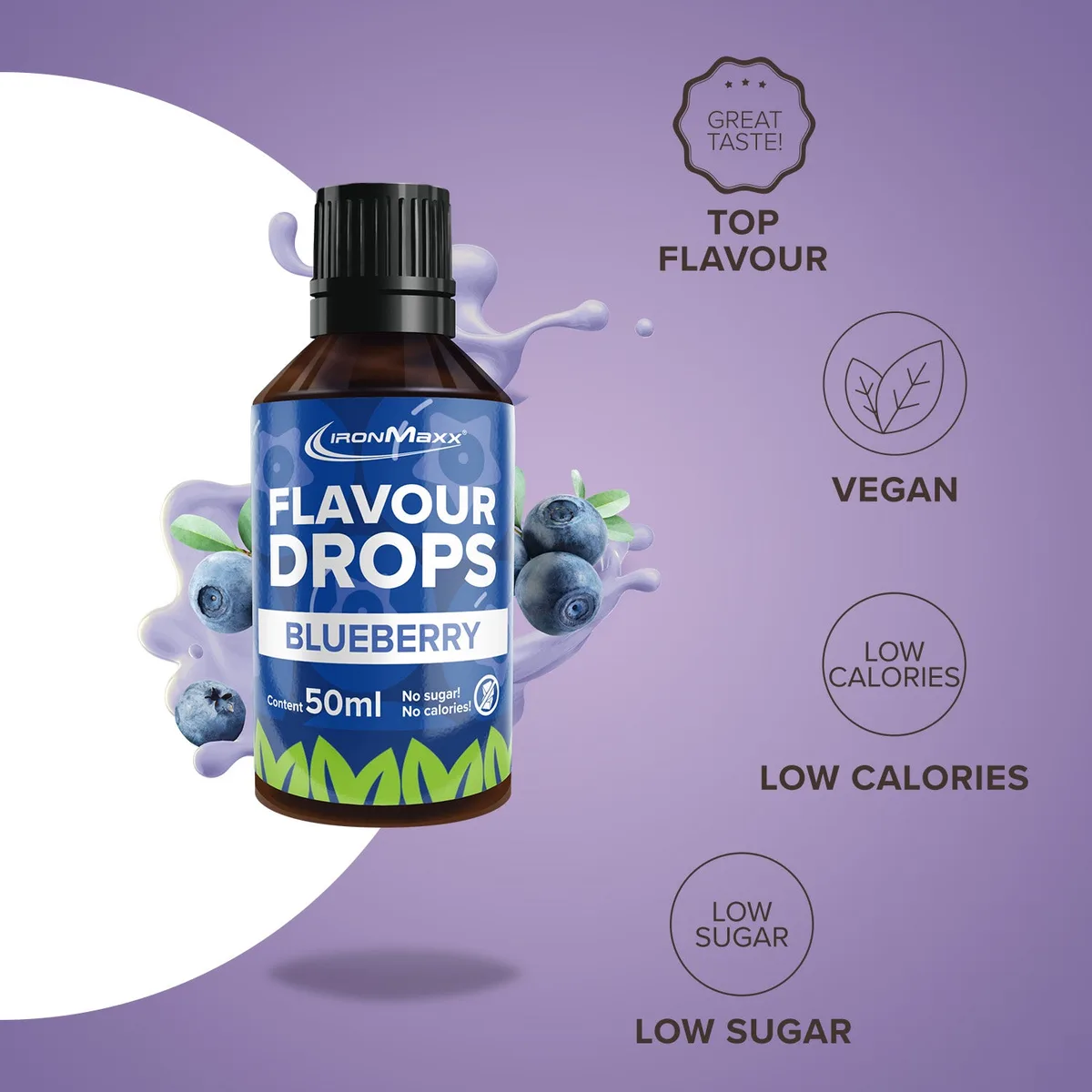 Flavour Drops (50ml) - Blaubeere – Bild 7