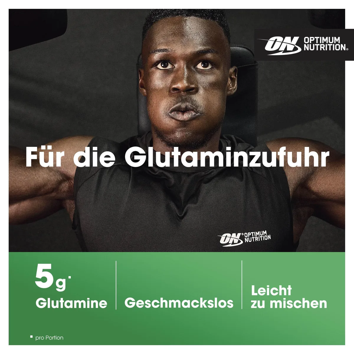 Optimum Nutrition Glutamin-Pulver, l-Glutamin-Aminosäure-Pulver, Nahrungsergänzungsmittel vor und nach dem Training Shake, nicht aromatisiert, 123 Portionen, 630 g – Bild 3