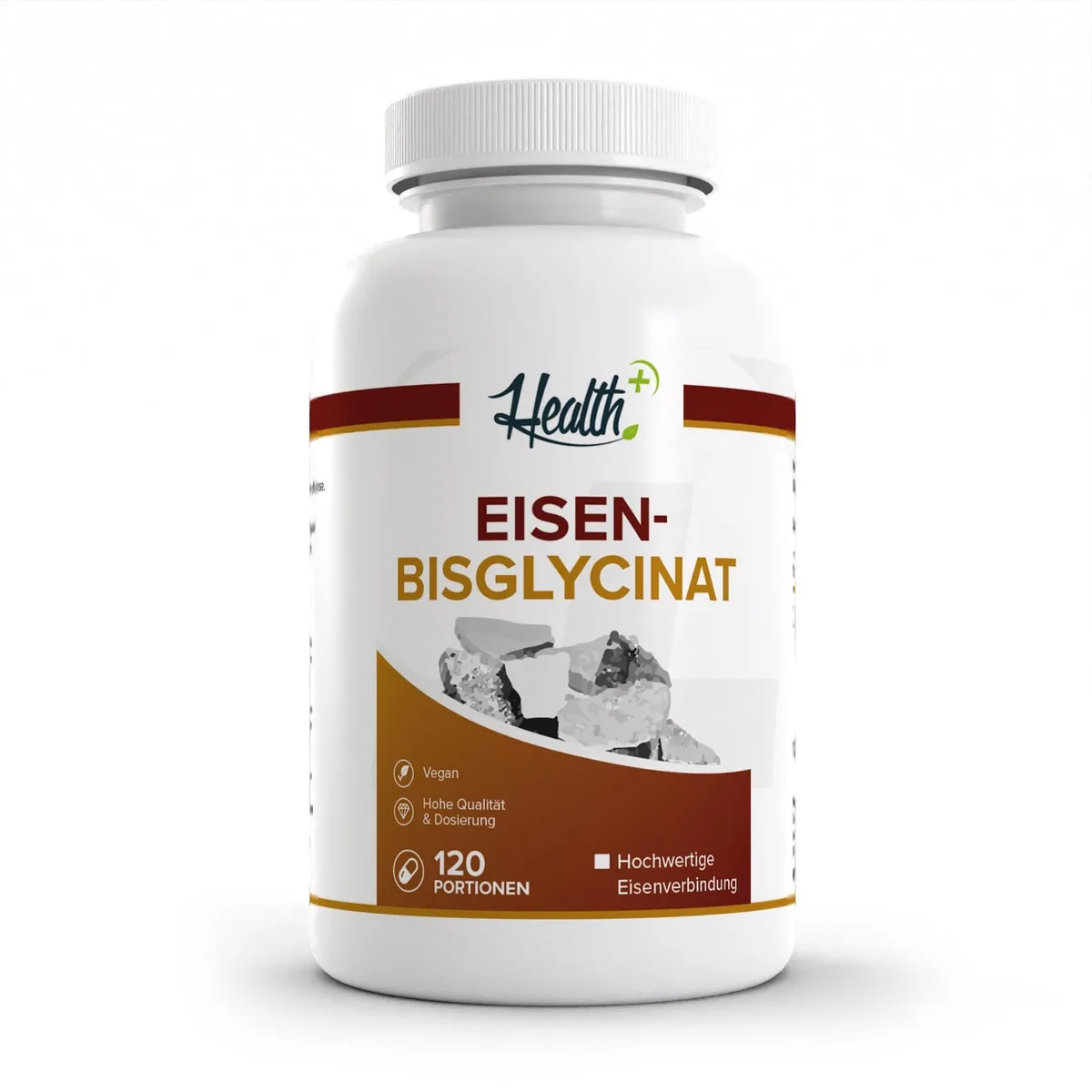 HEALTH+ EISENBISGLYCINAT 120 Kapseln