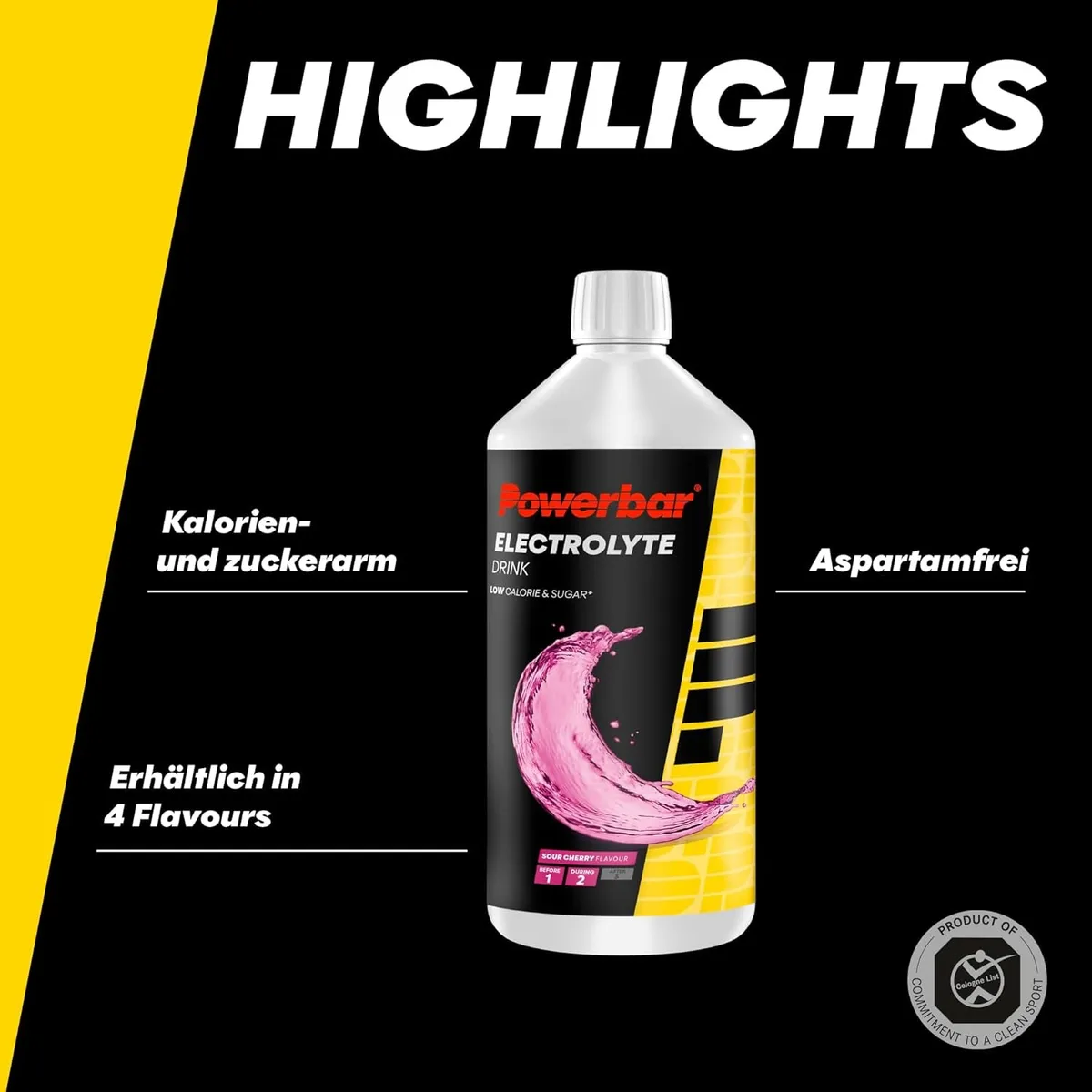 Electrolyte Drink Sirup (1000ml) Erdbeer-Limette – Bild 8