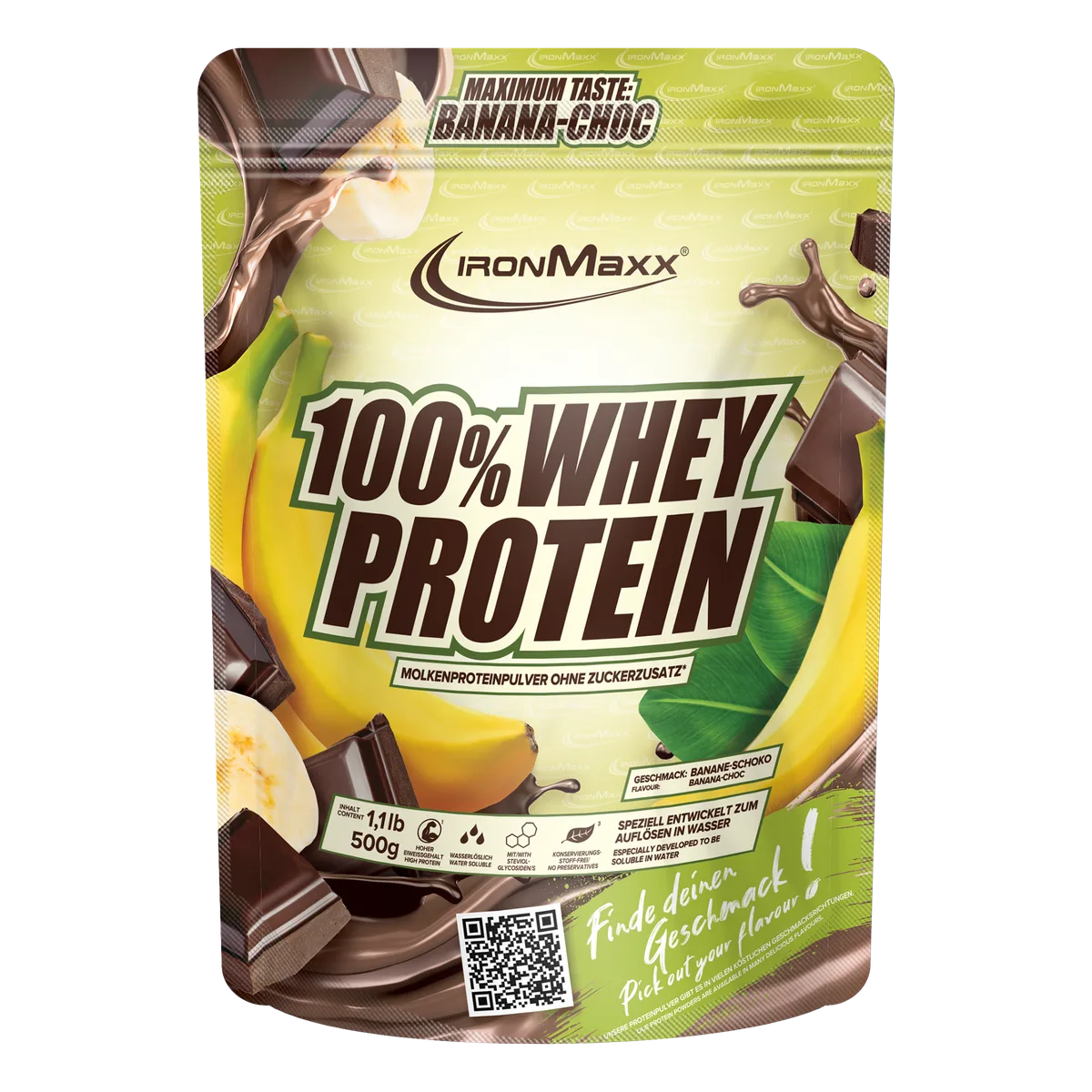 100% Whey Protein (500g) - Banana Choc