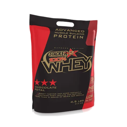 100% Whey - Stacker 2 Strawberry / 2000.0 – Bild 2