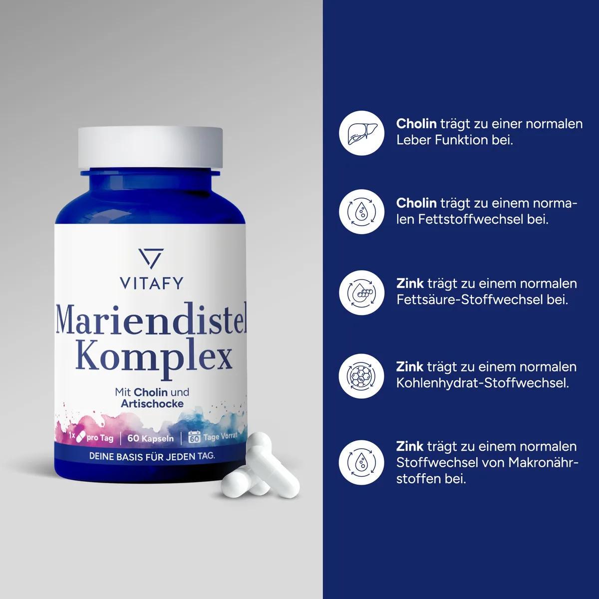 Mariendistel Komplex (60 Kapseln) – Bild 2