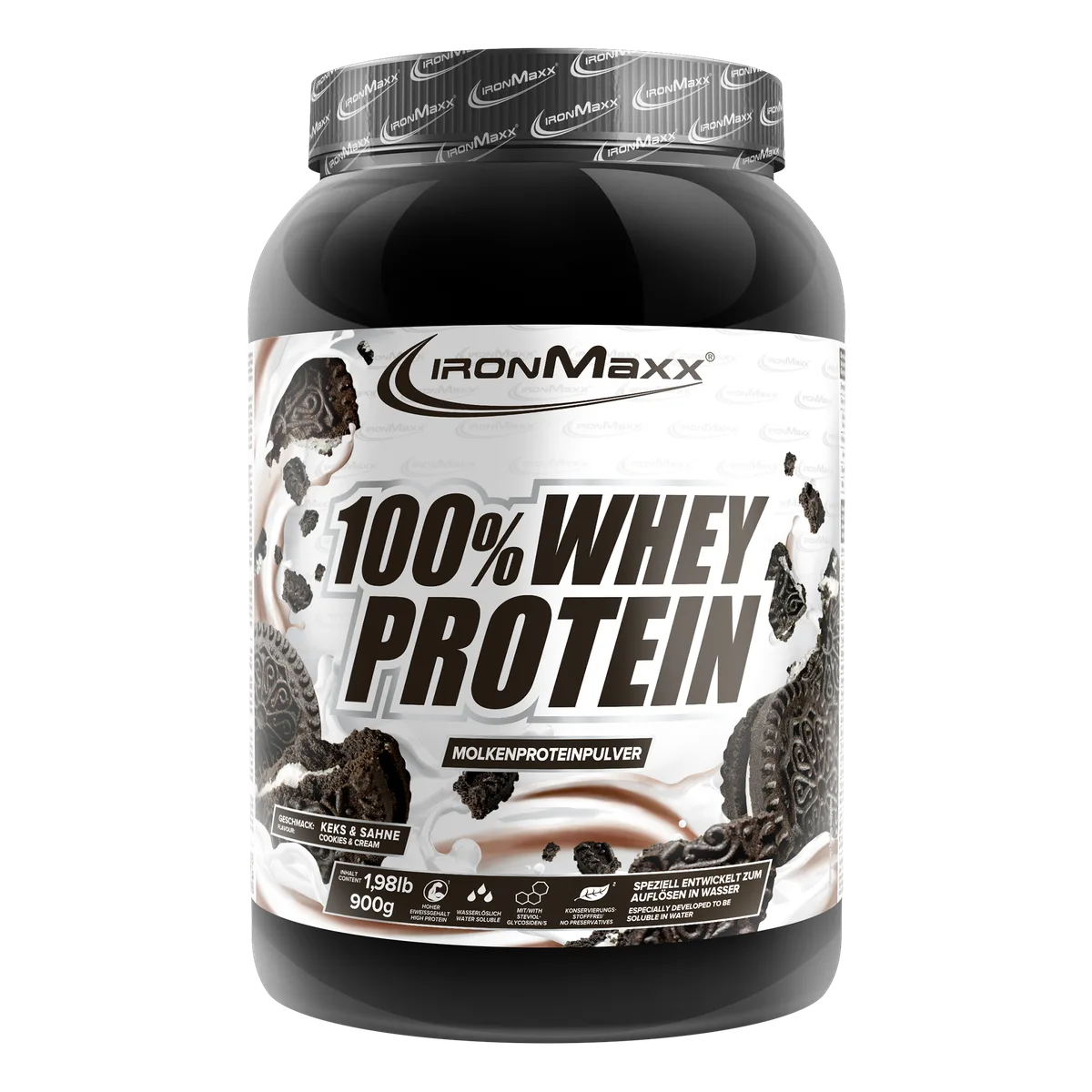 100% Whey Protein (900g) - Cookies and Cream