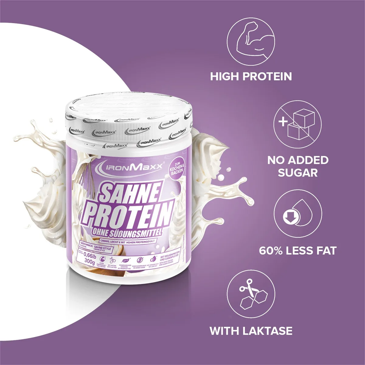 Sahne Protein (300g) - Sahne – Bild 7