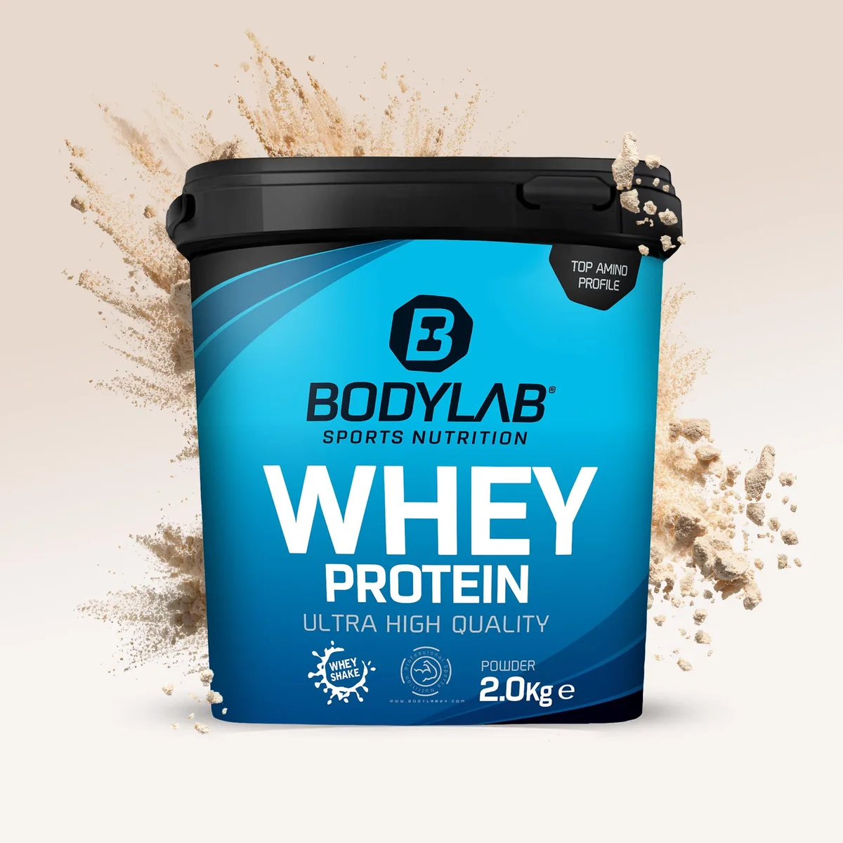 Whey Protein (2000g) Cherry Yoghurt – Bild 4