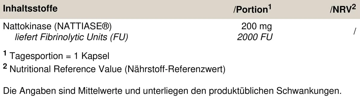 PEAK Nattokinase - 90 Kapseln I 90 Portionen I 2000 FU pro Portion I Nattiase I Herz- Kreislauf System I Blutdruck I vegan – Bild 3
