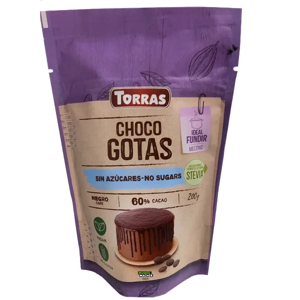 Torras Choco Drops Stevia (200g)