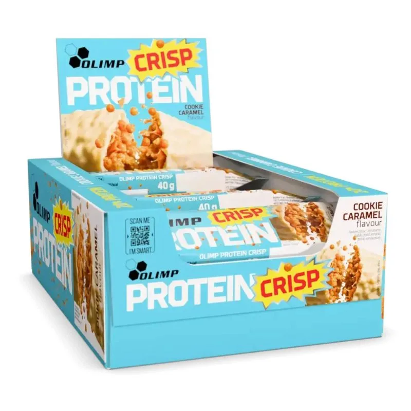 Olimp Protein Crisp Bar, 40g 20 x 40g BOX / Cookie Caramel – Bild 3