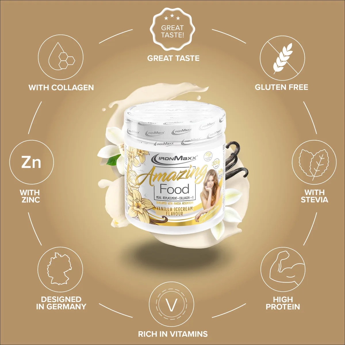 Amazing Food (330g) - Vanilla Ice Cream – Bild 5