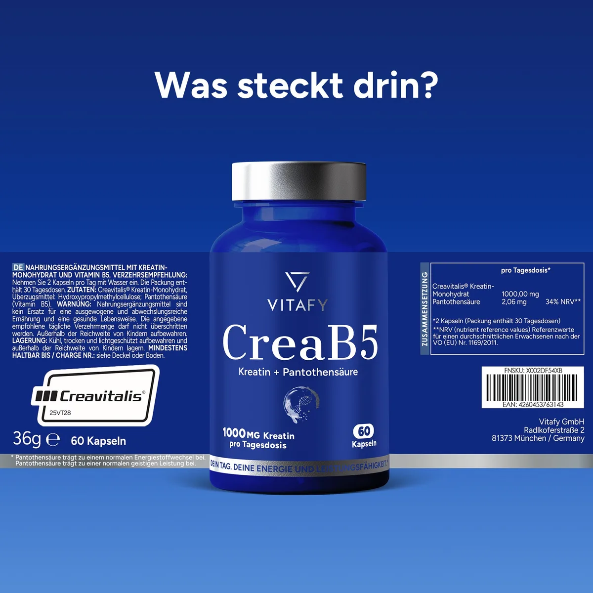CreaB5 (60 Kapseln) – Bild 7