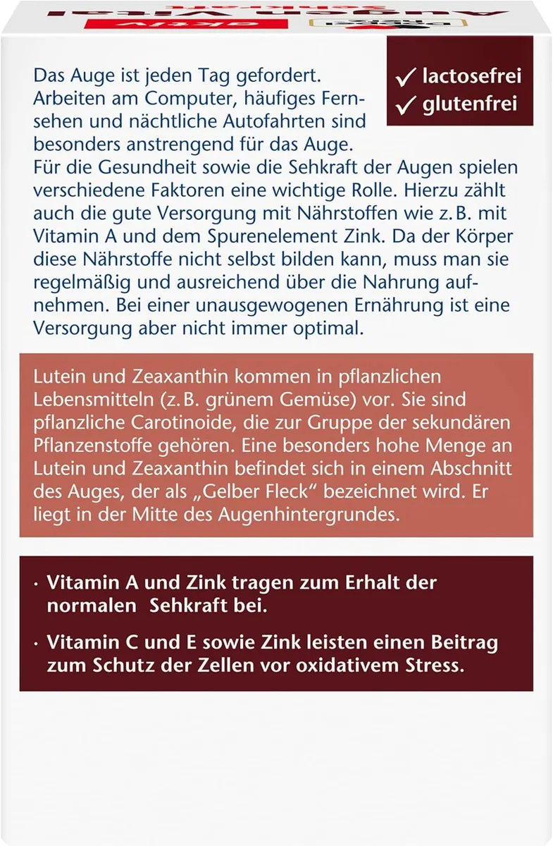 Augen Vital Kapseln (30 Kapseln) – Bild 2