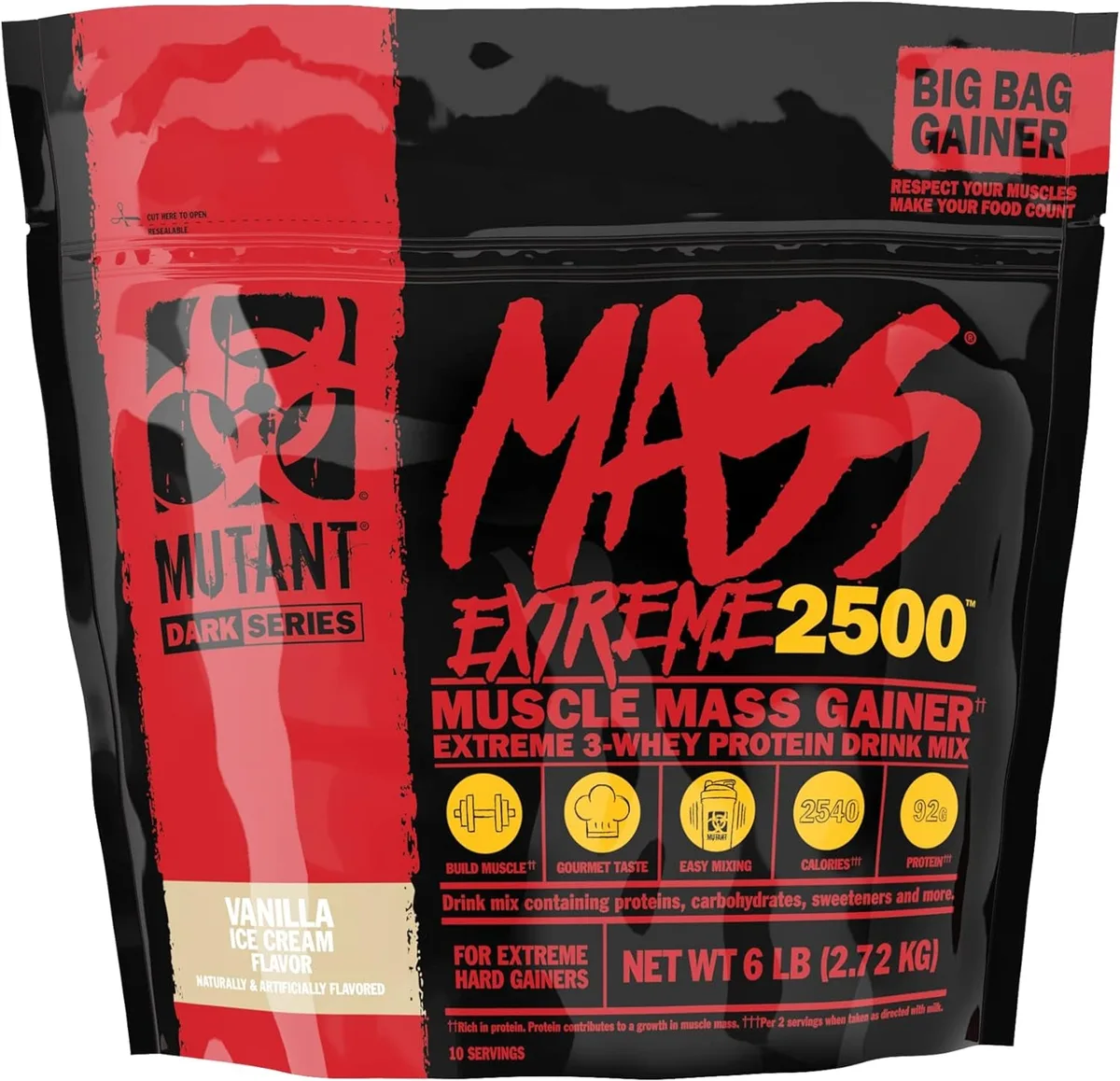 Mutant Mass XXXtreme (2720g) Vanilla Ice Cream