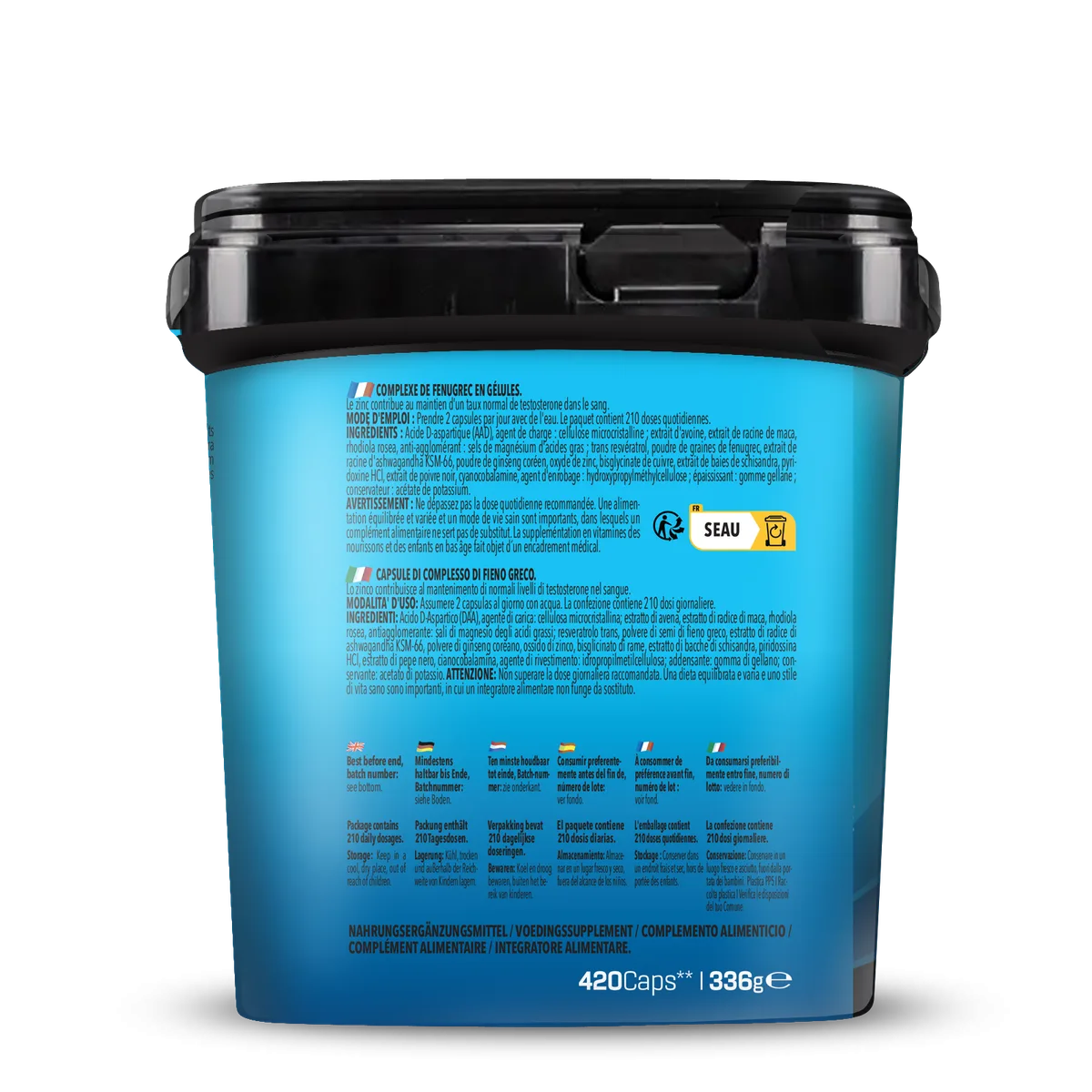 BIG PACK Testo Extreme 2.0 - neue Formel (420 Kapseln) – Bild 4